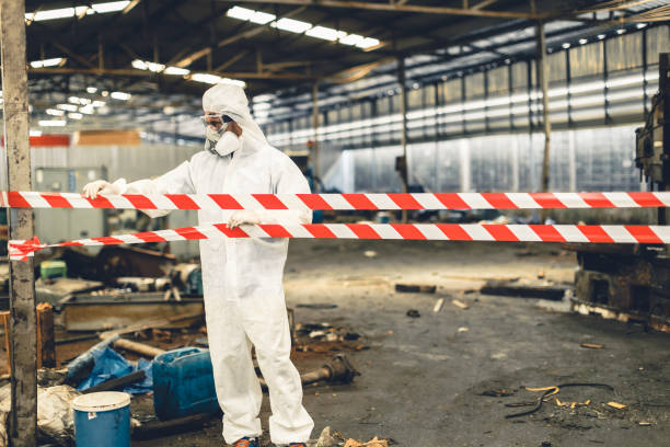Professional Odor Removal technician working in Hamburg, NJ